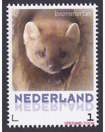 Nederland 2013: NVPH: V3013-Aa-2: "Zoogdieren in Nederland": Boommarter: postfris