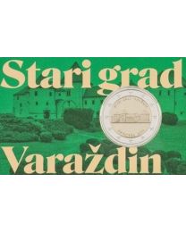 Kroatië 2024: 2 Euro / Coincard / De Oude Stad Varazdin