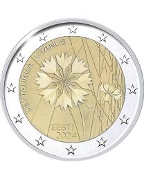 Estland 2024: Speciale 2 Euro unc: "Korenbloem"