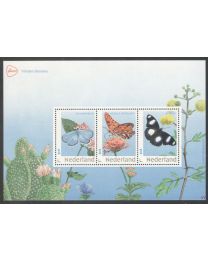 Nederland 2024: NVPH: V3642P: 840012: Postset: "Vlinders Bonaire" met velletje postfris