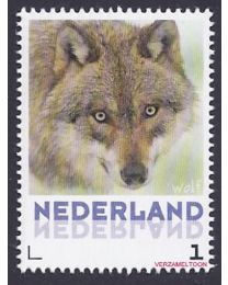 Nederland 2013: NVPH: V3013-Aa-35: "Zoogdieren in Nederland": Wolf: postfris