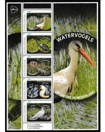 Nederland 2024: NVPH: V3642P: "Op safari in Nederland: Watervogels": velletje postfris